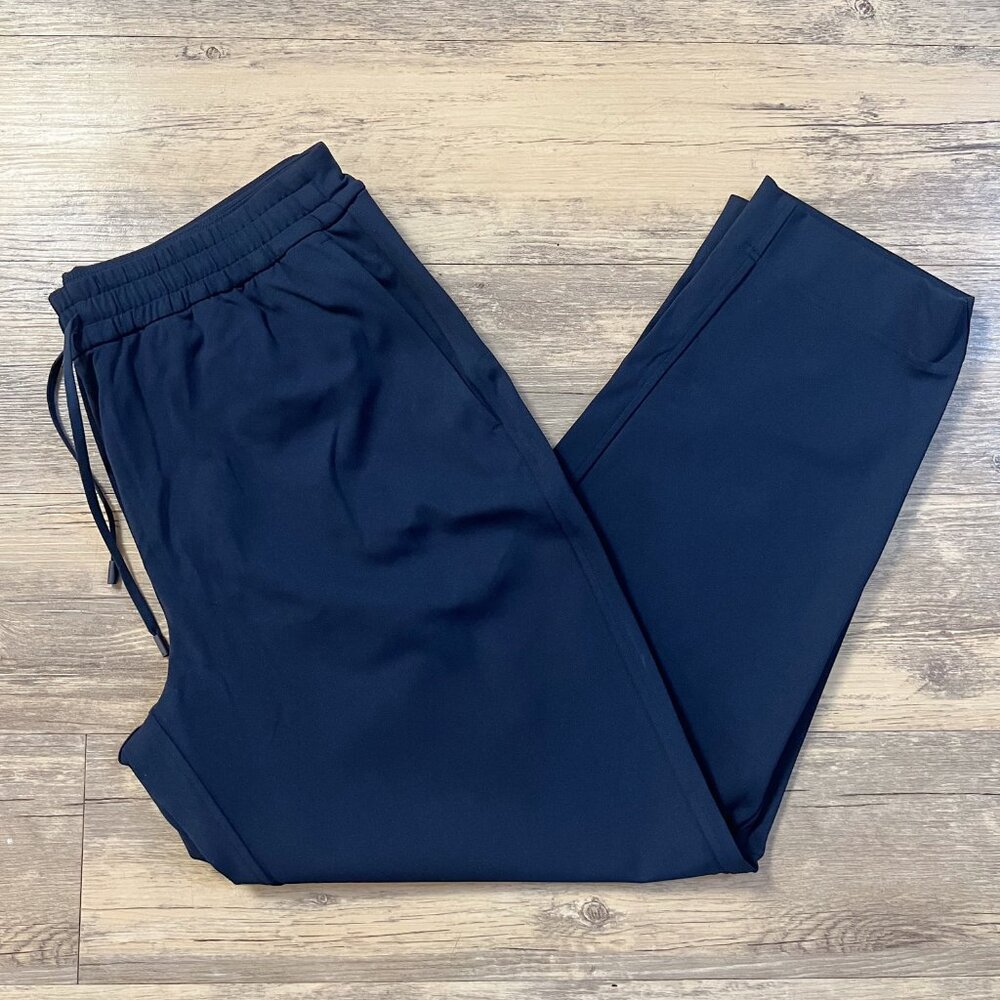 Lululemon Tapered-Leg Mid-Rise Pant Luxtreme Navy Blue Joggers Women's Size M
